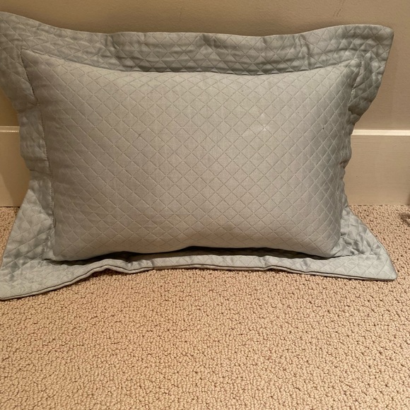 Restoration Hardware Blue Accent Pillow 20x15”